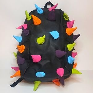 Mad Pax Spikey Backpack. Black + Multi Color - Unisex